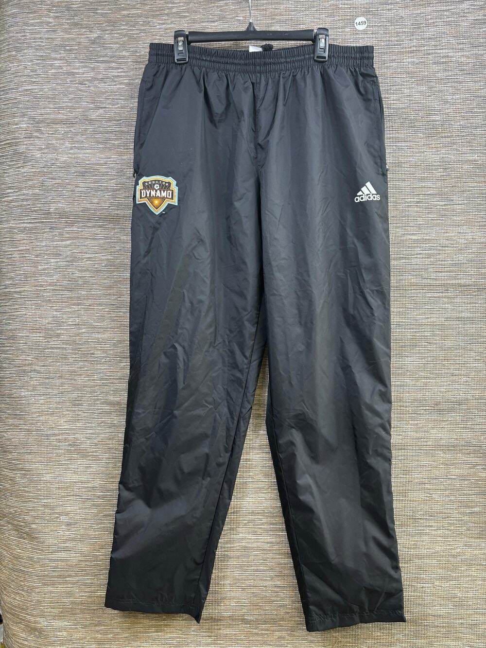 Houston Dynamo Pants Mens XL Black MLS Soccer Adidas Track Warm Up Windbreaker